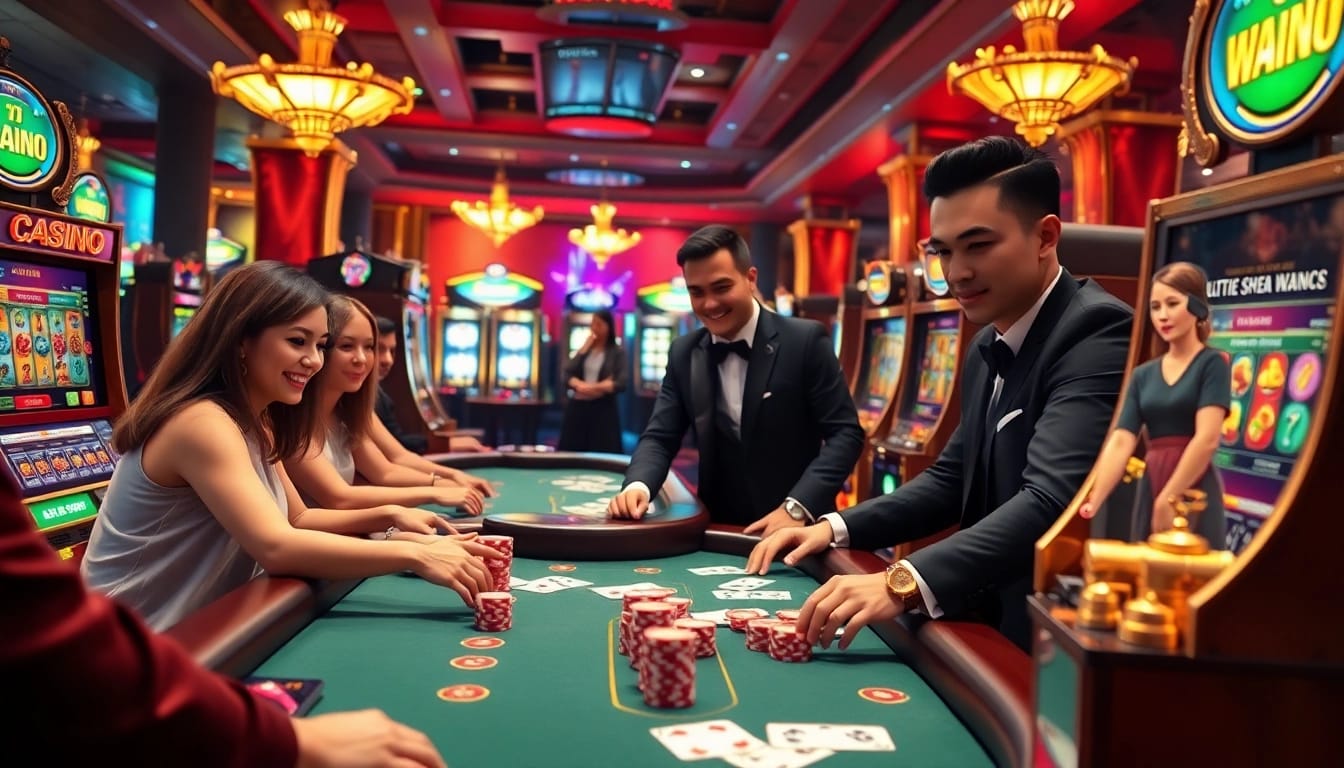 Experience the excitement of poker at https://13win.group/, showcasing intense gameplay with vibrant casino details.