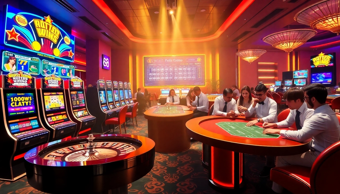 Players engaging in thrilling games at the luxurious new 88 casino.