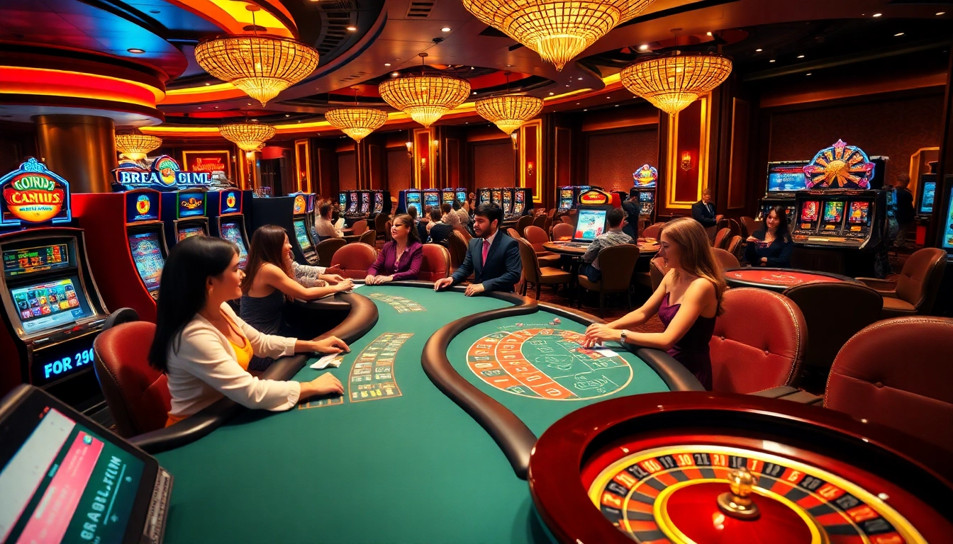 Experience the excitement of online gaming at https://okwin.blog/ with vibrant casino visuals featuring winning moments and strategic gameplay.