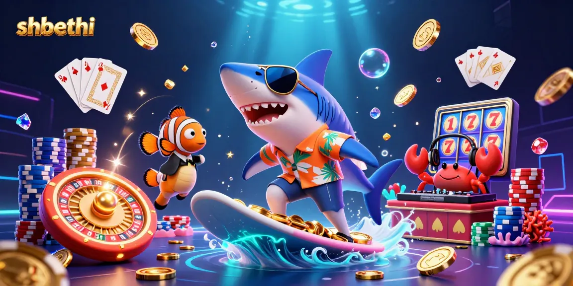 Engage in exhilarating gameplay at shbethi, featuring colorful characters and casino elements.