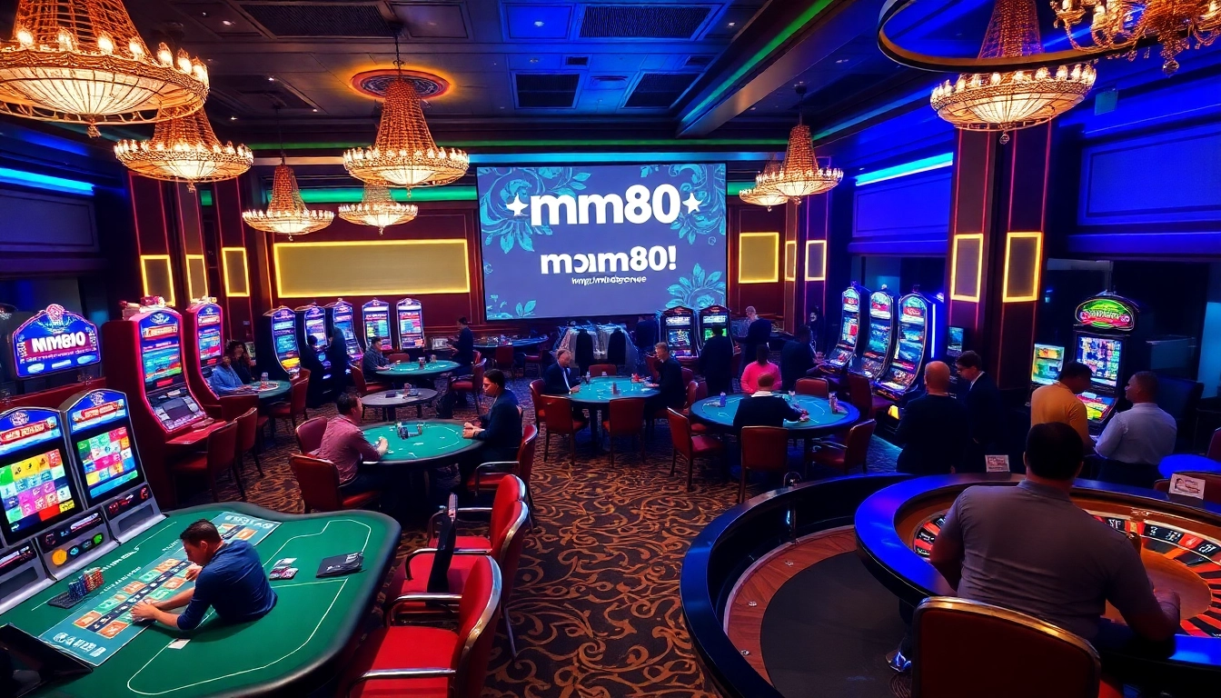 Experience the thrill of betting at https://mm88.observer/ in a luxurious casino setting.