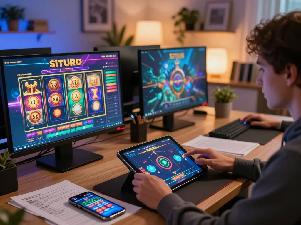 Experience situs slot action at home with interactive gaming on multiple screens.