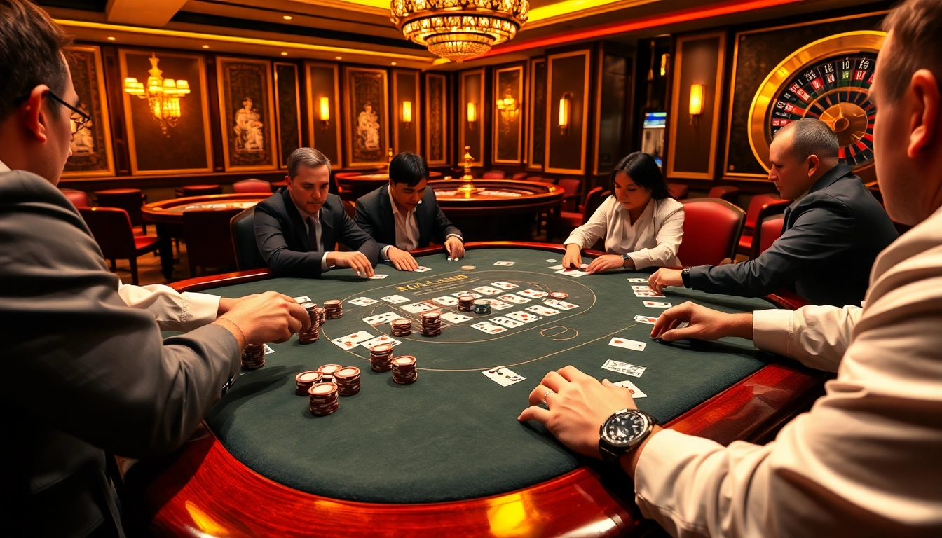 Experience the thrill of Nhà cái ok88386 at a luxurious poker table with exciting gameplay.