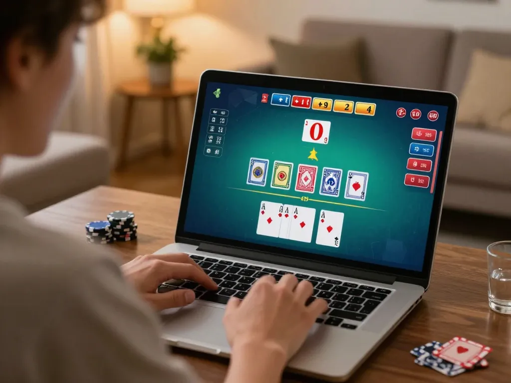 Engaging gameplay on king33 as a player makes strategic decisions in live blackjack.
