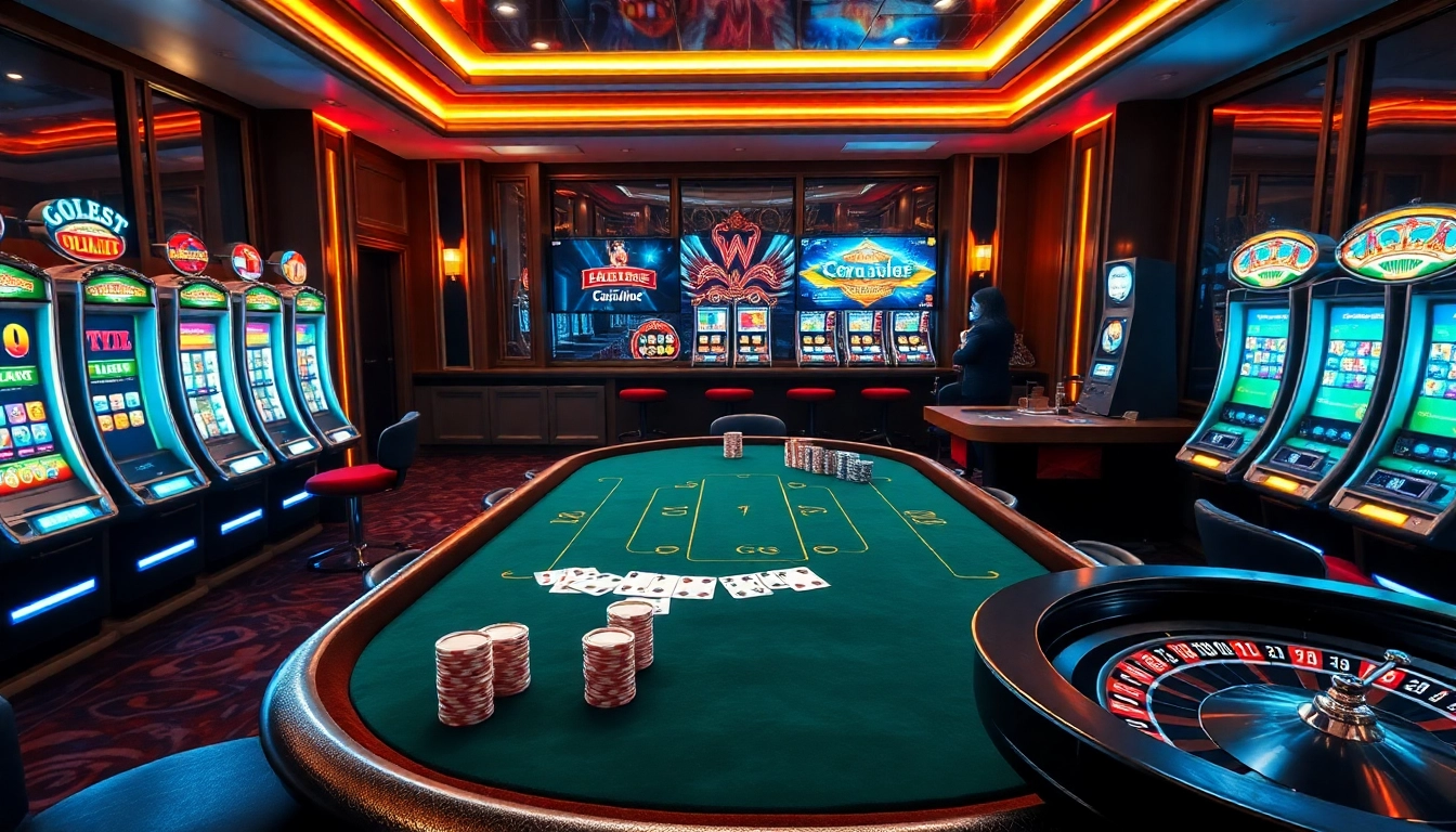 Players enjoy thrilling games at https://lc88ta.com/ with luxurious casino elements and vibrant atmosphere.