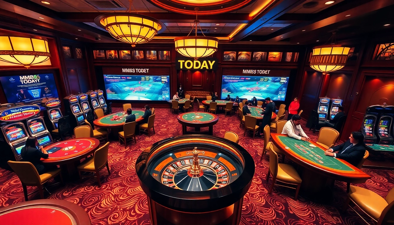 Experience thrilling gameplay at MM88 TODAY with vibrant casino visuals and engaging environments.