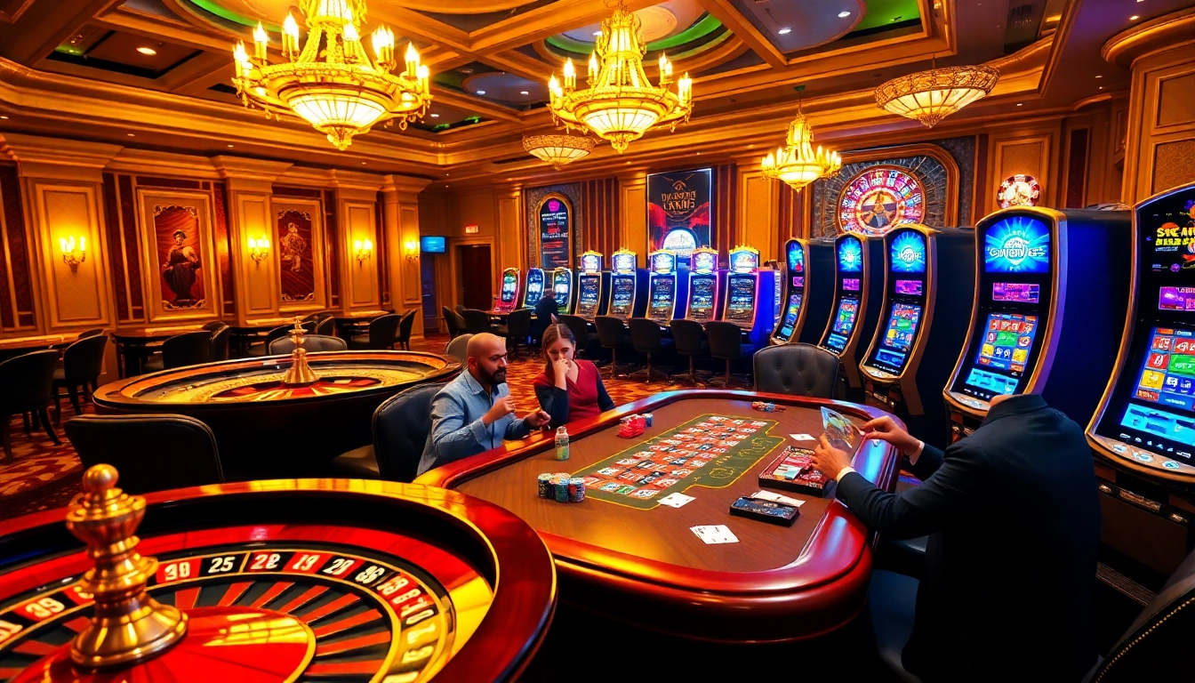 Action-packed gambling at https://xx88.bar/ with vibrant casino tables and enthusiastic players.
