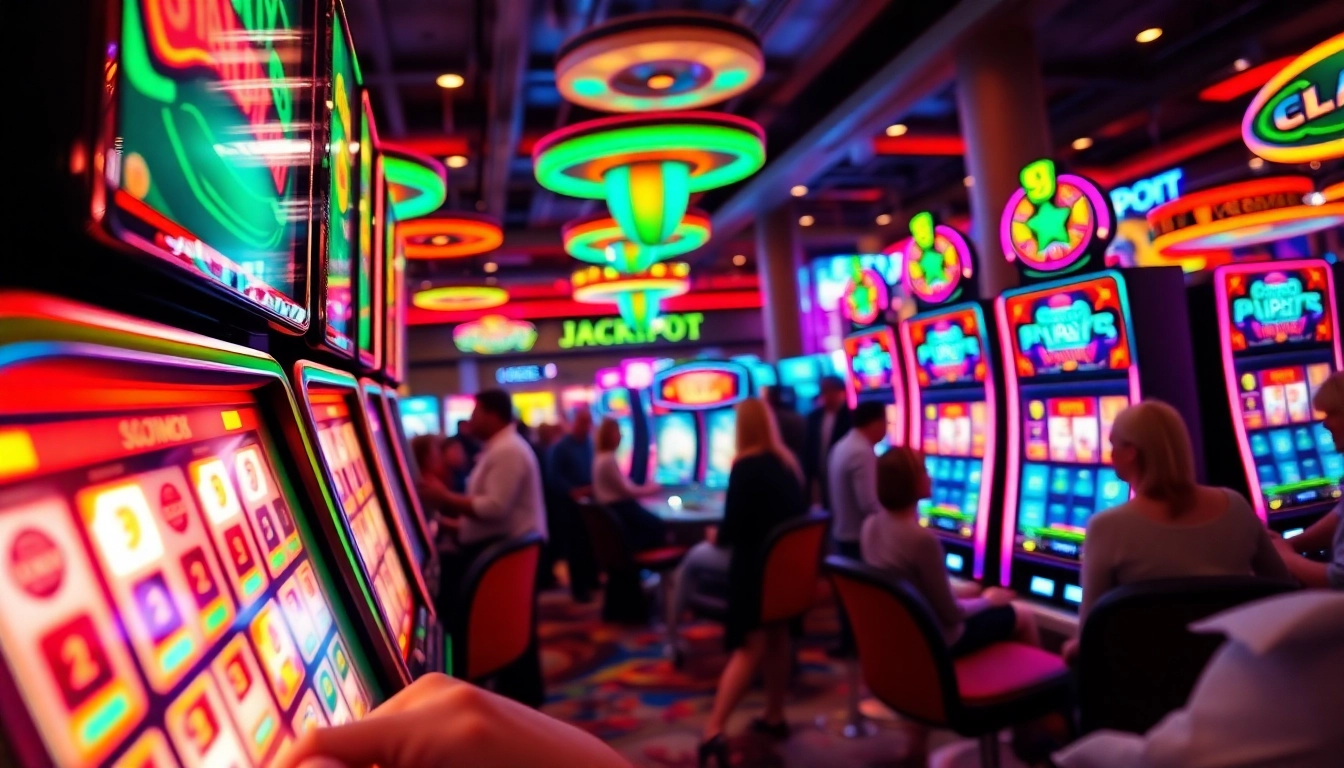 Menangkan Slot deposit 5000 di mesin slot yang terang dan menghentak.