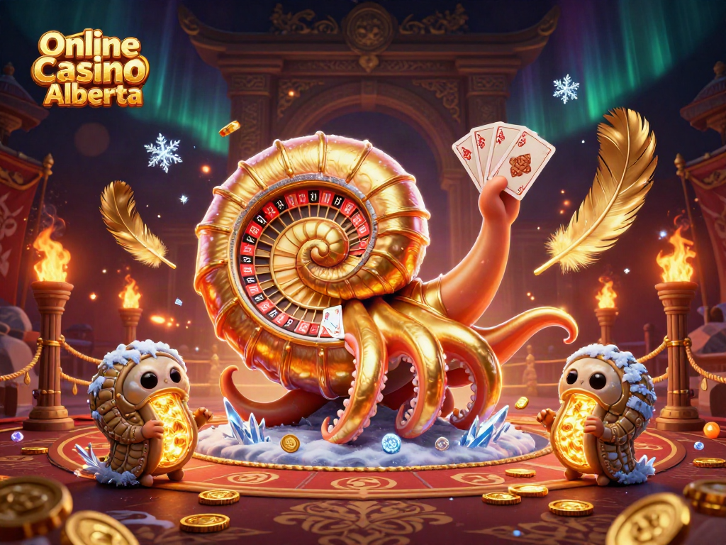 Engage with thrilling Online Casino Alberta action featuring vibrant casino scenes and glowing elements.
