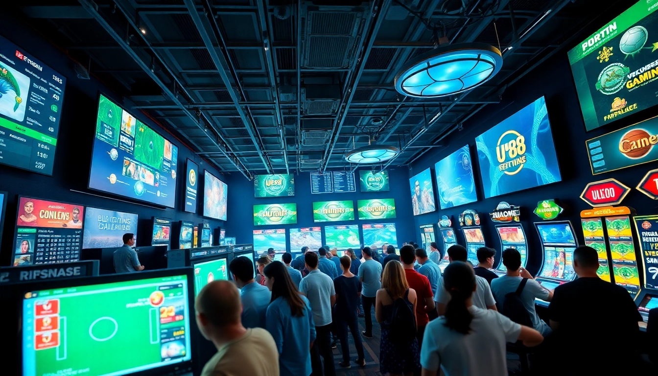 Experience the excitement of uu88 futbol with diverse gaming options in a vibrant casino atmosphere.