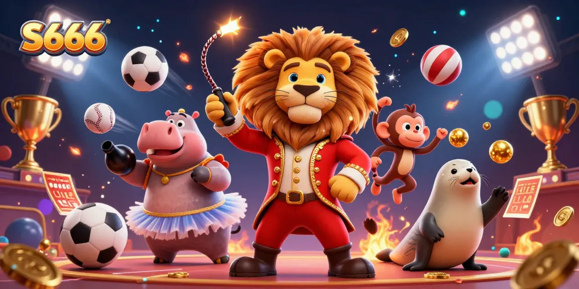S666 elevates excitement with a vibrant online casino scene filled with games and winning moments.