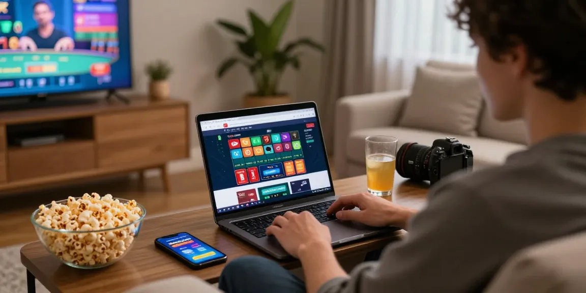Player enjoying online gaming with credit card casinos at home, featuring https://dea.org.uk for 2026 insights.