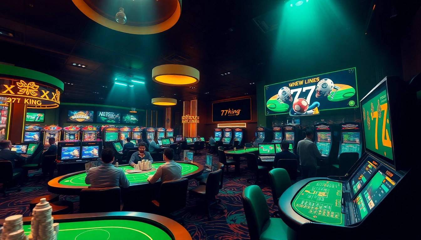 Exciting 79king online gambling scene with players and vivid betting visuals.