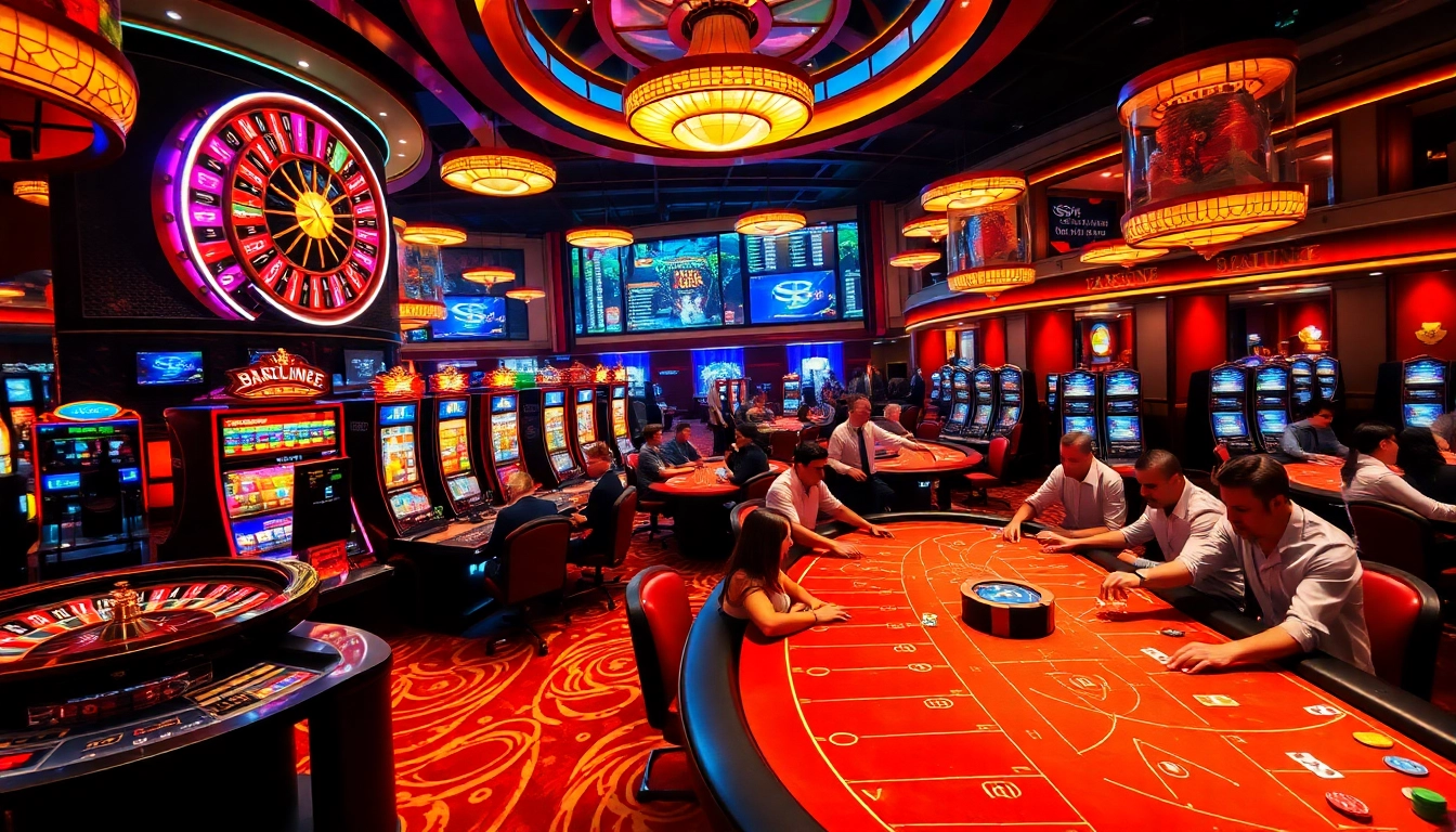 Exciting gameplay at S8 Casino featuring vibrant bets and luxury ambience.