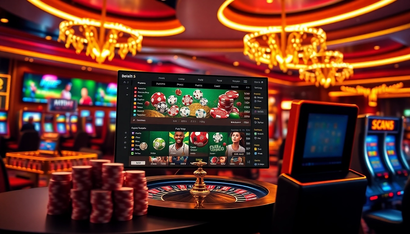 Experience thrilling online betting options at https://rr88.auction/ in a luxurious casino setting.