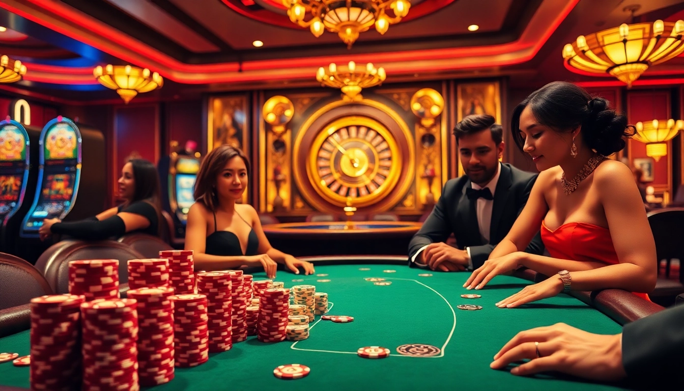 Experience high-stakes poker excitement at 7C77's luxurious casino.