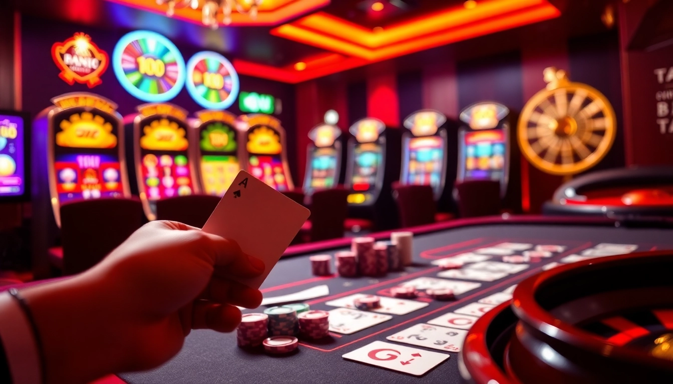 Engage with the thrill of gambling on trang chủ lc88, featuring vibrant tables and exciting casino elements.
