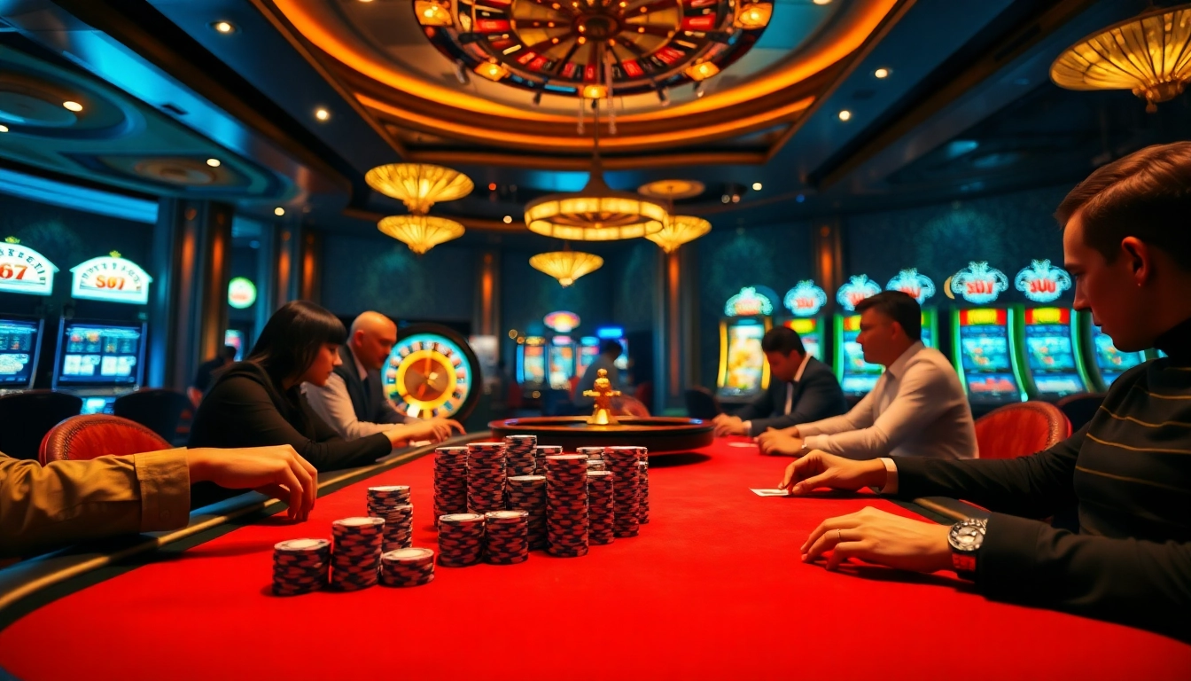Experience high-stakes poker at https://dn882.pro/ with vibrant chips and an exciting casino atmosphere.