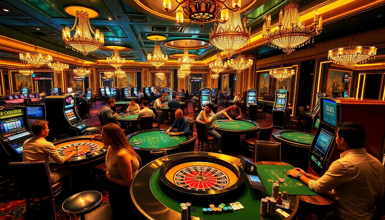 Engage in thrilling casino games at https://okfun02.co/ with vibrant tables, colorful chips, and excitement.