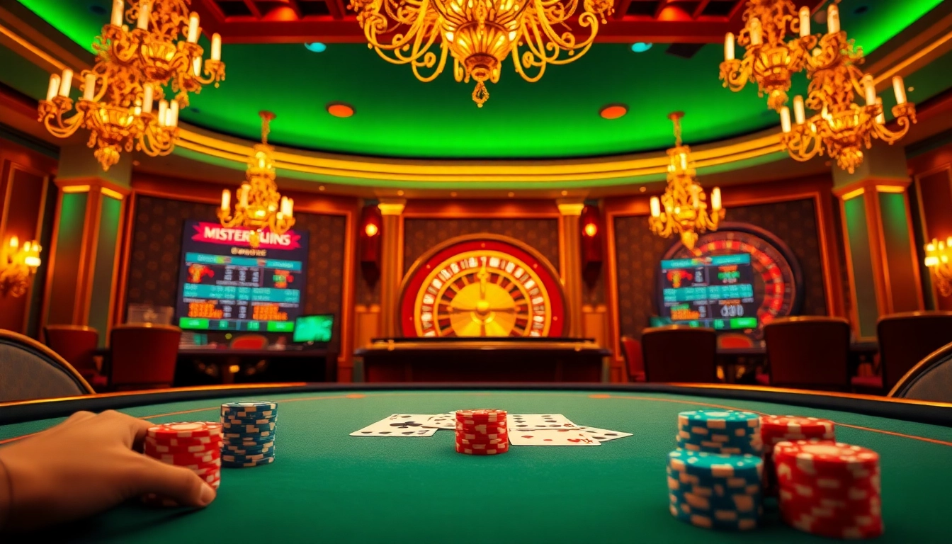 Experience high-stakes gameplay at hz88 poker table illuminated by luxury lights.