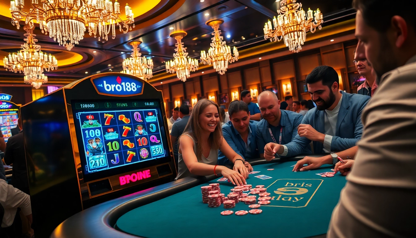 Play exciting games at bro138's premium casino table with thrilling poker and elegant atmosphere.