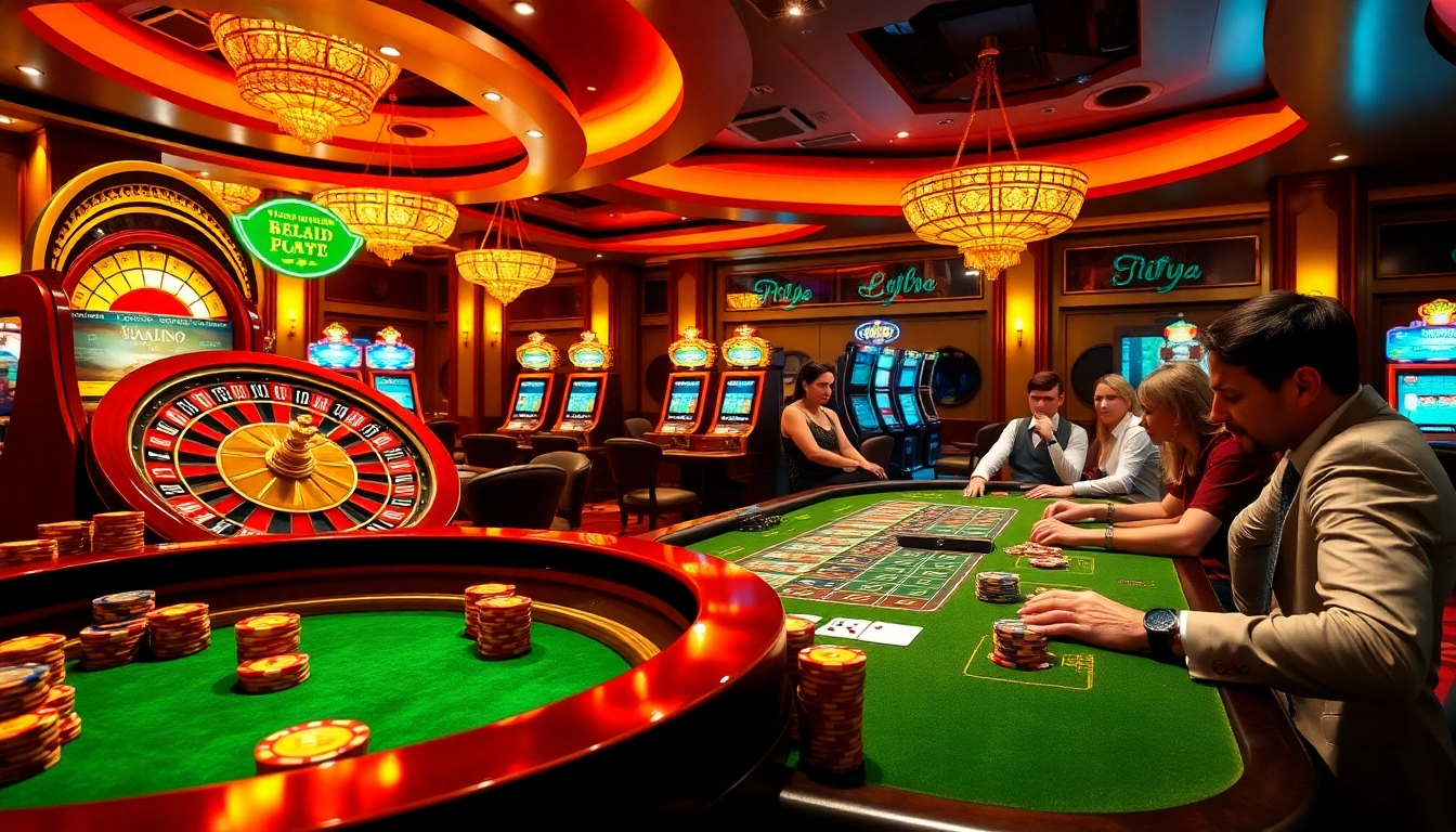Experience excitement at the casino with https://nh8833.com/ gaming visuals, highlighting roulette and poker.