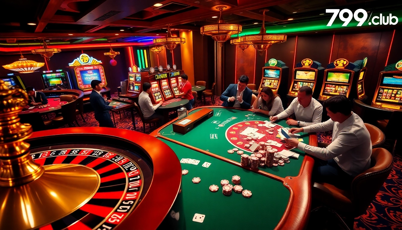Experience the thrill of gambling at 789club with lively casino games and excited players.