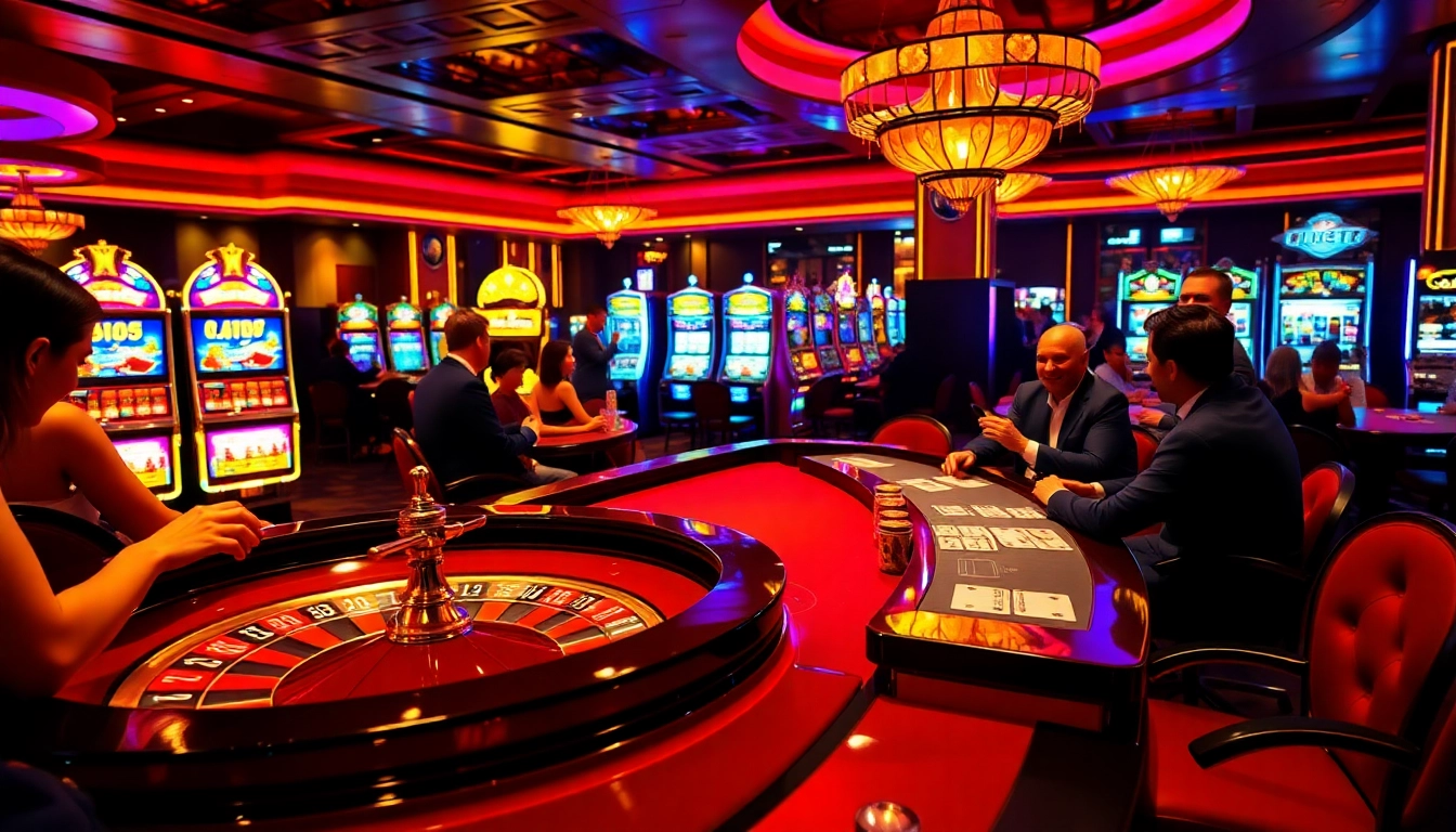 Players engaging with hidden wiki links at an exciting casino table, highlighting the thrill of gambling.