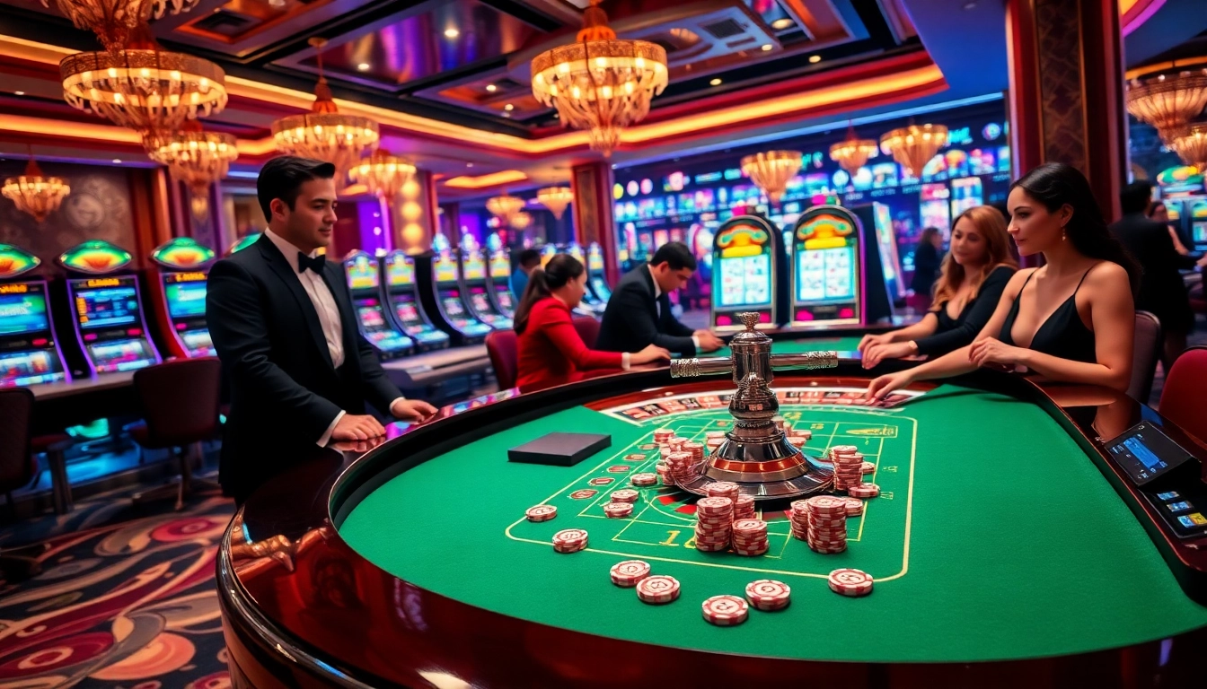 Experience the excitement of gambling at a luxurious casino, inspired by elements of https://hanoiculturetravel.com/.