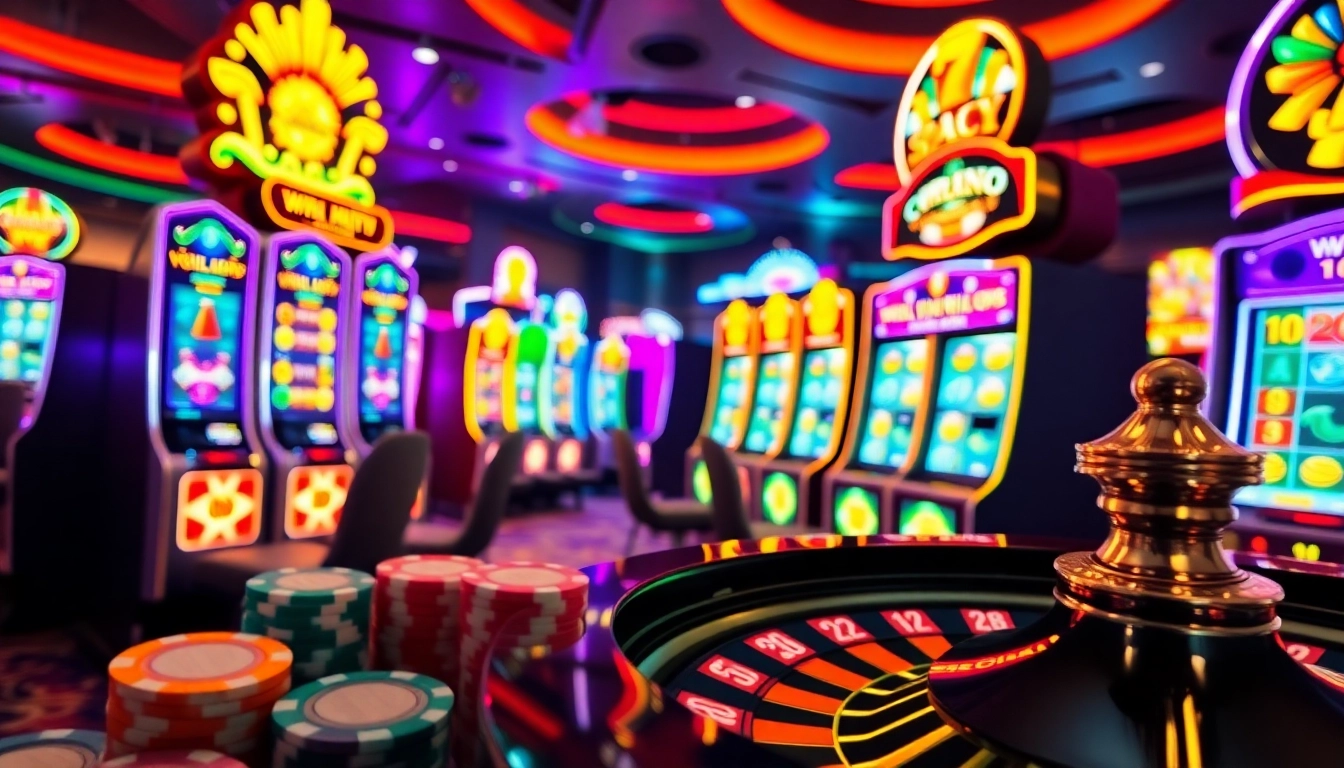 Experience thrilling wins at Bro138's vibrant slot machine arcade filled with excitement.